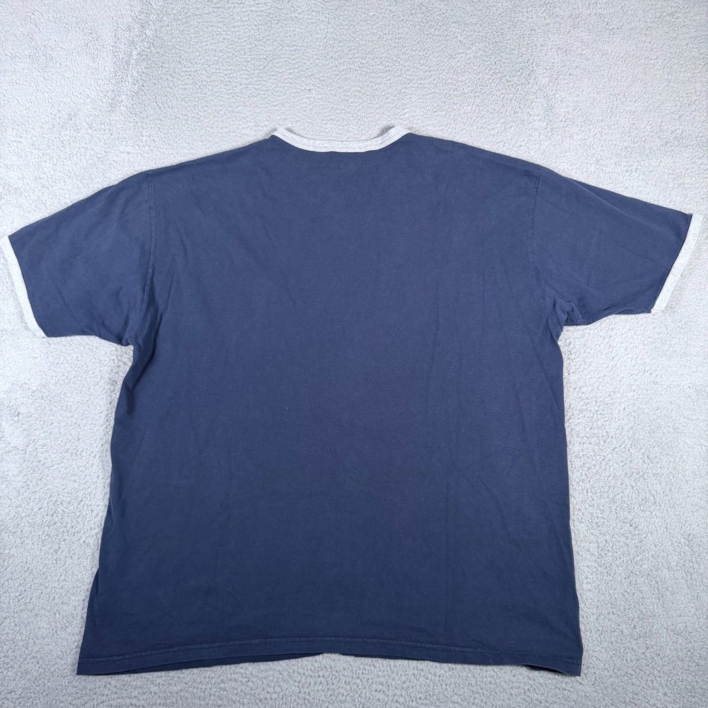 Notre Dame Fighting Irish Shirt Mens 2XL XXL Blue Ringer Champion Vtg Faded Tee - Picture 6 of 7